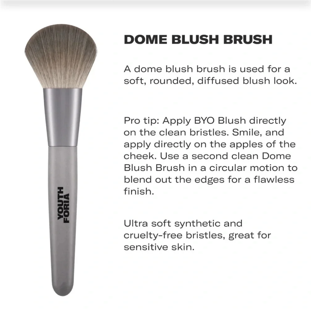 Youth Foria dome blush brush, NIB
